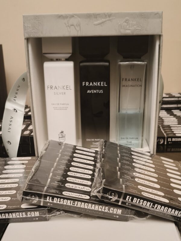 FRANKEL SET 3*10ML
عرض ( ٣ تستر بحجم ١٠ملي للواحد ) ❤️