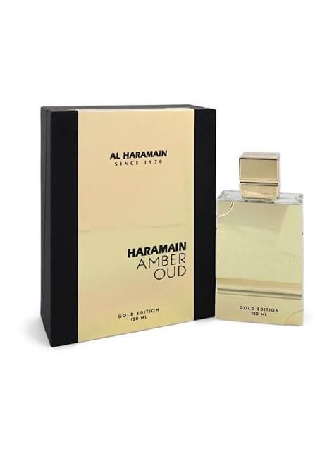 AMBER OUD GOLD EDITION (120ML) AL HARAMAIN
عنبر عود جولد ادشن نسخة ( ١٢٠ ملي )