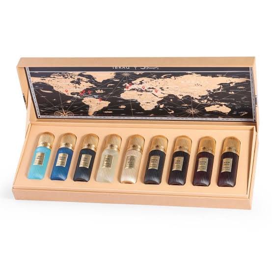 TOBACCO BOX ( 9*20ML)
عطور التوباكو من إبراق ( ٩ عطور ٢٠ملي)