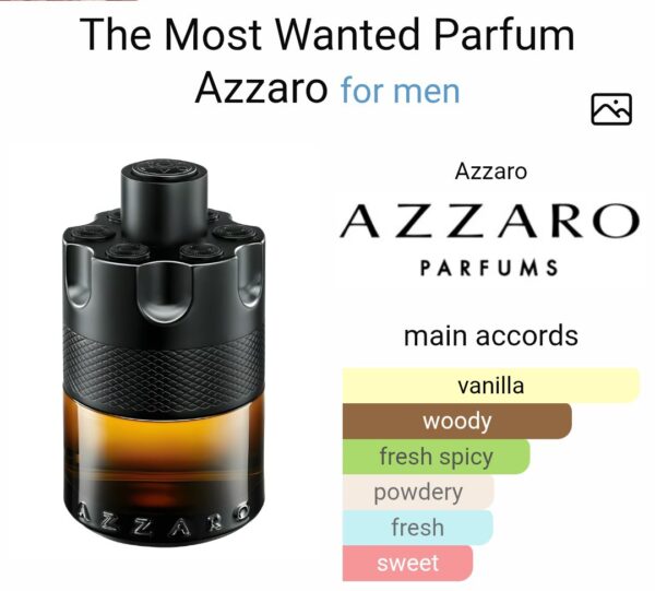 Azzaro Most Wanted Parfum
ازارو ذا موست ونتد بارفم ١٠٠ملي