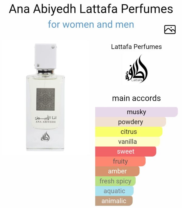 ANA ABIYEDH 60ml
انا الابيض ٦٠ملي