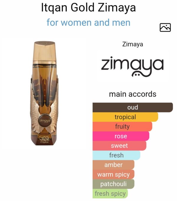 ITQAN GOLD ZIMAYA
اتقان جولد من زيمايا افنان