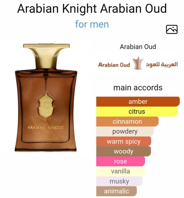 Arabian Knight Arabian Oud
فارس العربية من العربية للعود دهبي