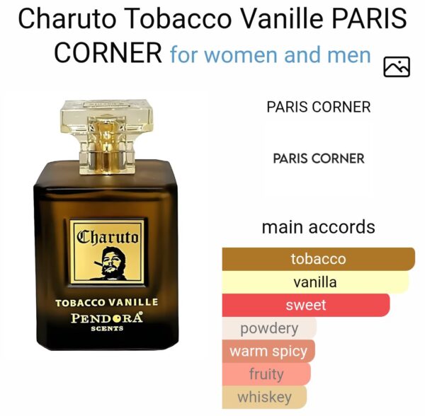 Charuto Tobacco Vanilla 100ml
تشاروتو توباكو فانيلا من بيندورا باريس