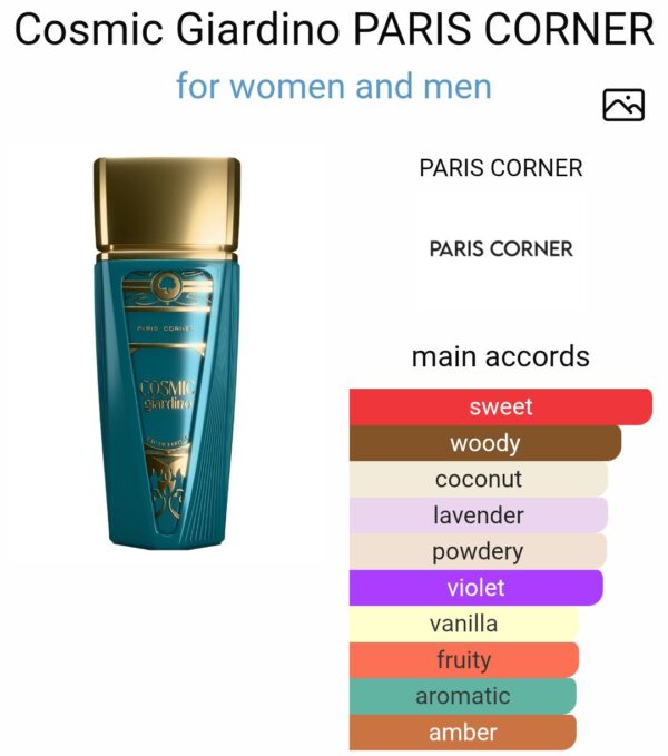Cosmic Giardino Paris Corner
كوزميك جياردينو من باريس كورنر