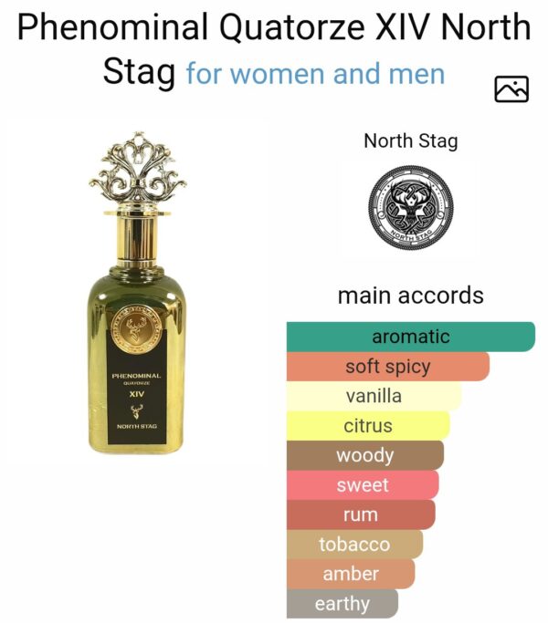 Phenominal Quatorze XIV North Stag
فينومينال كوتورز نورث تاج باريس