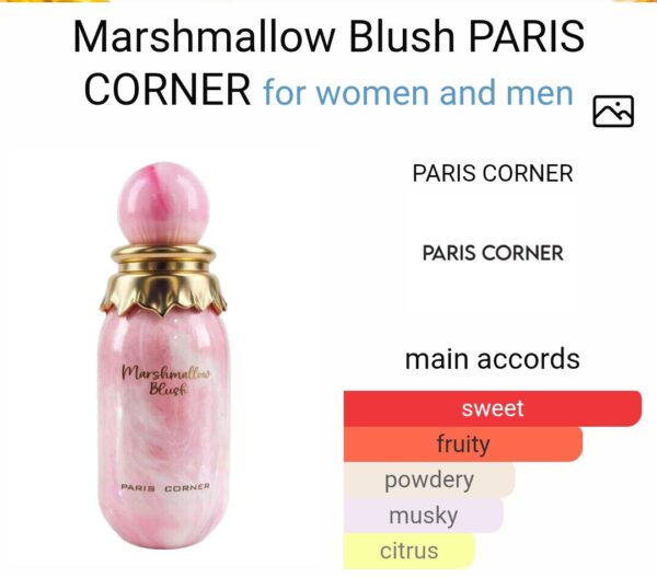 Marshmallow Blush Paris Corner
مارشميلو بلش من ( باريس كورنر )