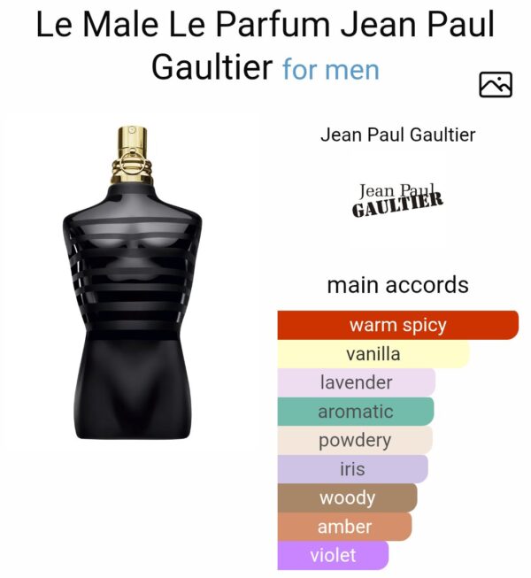 Le Male Le Parfum JPG 125ml
لومال لو بارفم من جين بول جوتيه ١٢٥ملي