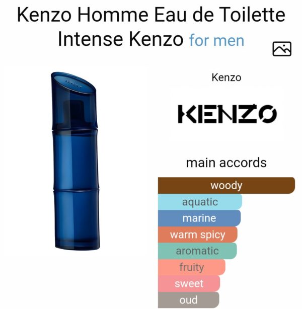 KENZO EDT Intense 60ml
كينزو اي دي تي انتنس ٦٠ملي