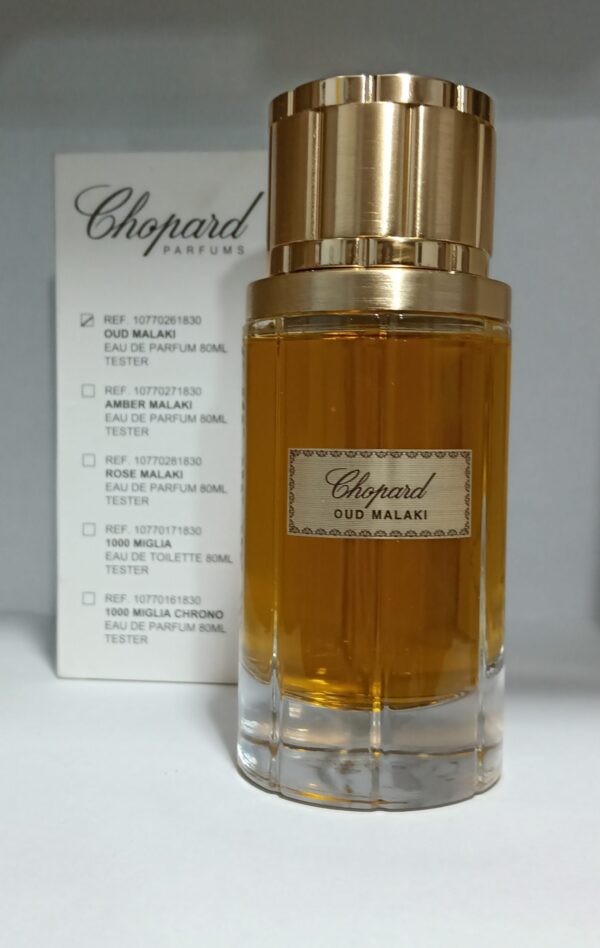 Chopard Oud Malaki Tester 80ml
شوبارد عود ملكي تستر بوكس ٨٠ ملي