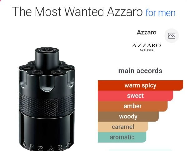 Azzaro The Most Wanted EDP Intense 100ml
ازارو ذا موست ونتد او دو بارفم انتنس