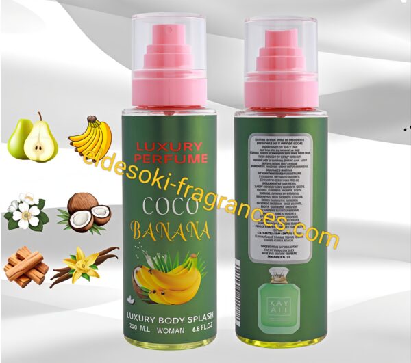 Luxury Kay Ali Maui In Bottle Sweet Banana 37 200ml
لاكشري برفيوم سبلاش سويت بانانا كايالي ٣٧ ٢٠٠ملي