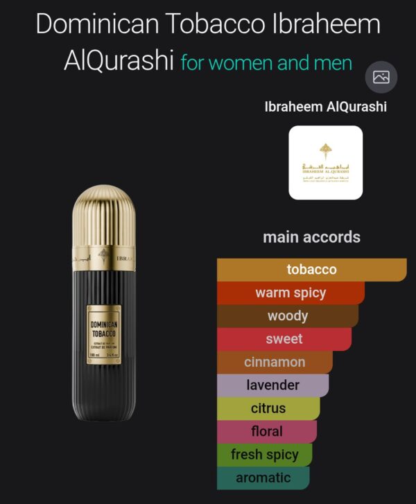 Dominican Tobacco Ibraq 100ml
دومينيكان توباكو من ابراق ١٠٠ملي