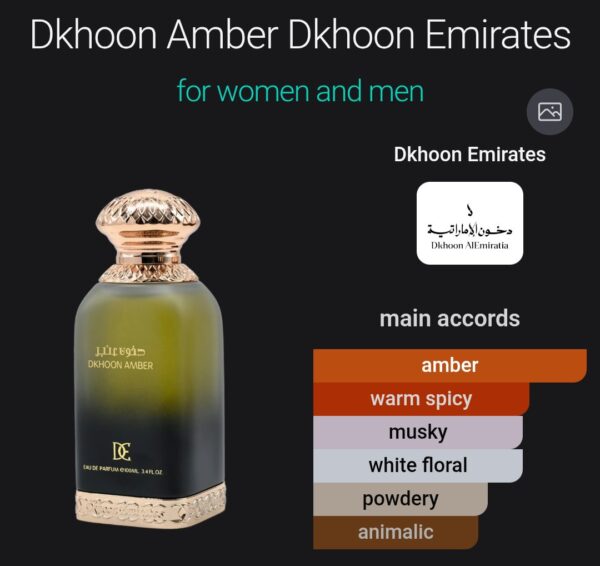 Dkhoon Amber 100ml
دخون عنبر ١٠٠ملي