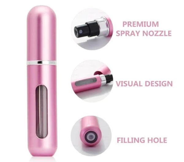 Refillable Premium (4*5ml)
 اوتومايزر جيب لملأ العطر بريميوم(٤ قطع)