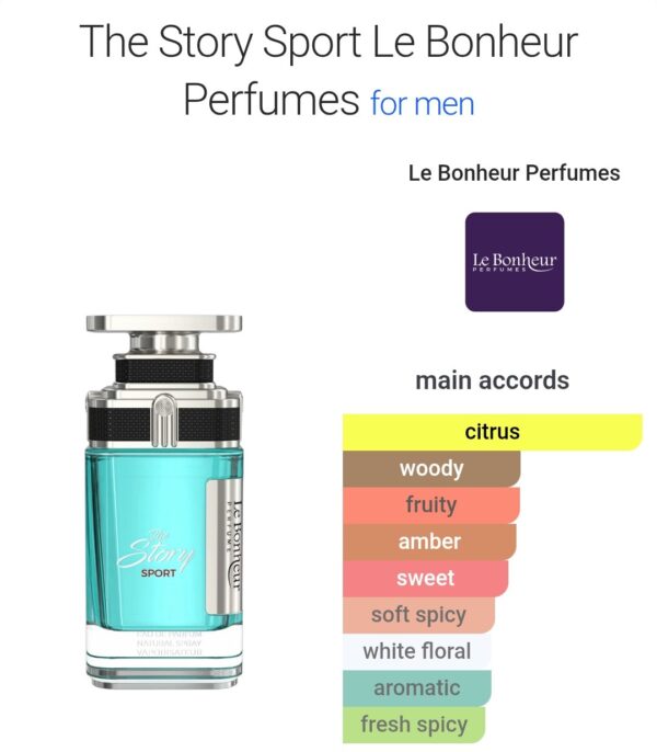 The Story Sport Le Bonheur 100ml
ذا ستوري سبورت من لابونير الماس ١٠٠ملي