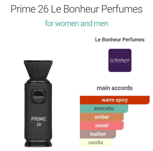 Prime 26 Le Bonheur 100ml
برايم ٢٦ من لابونير الماس ١٠٠ملي