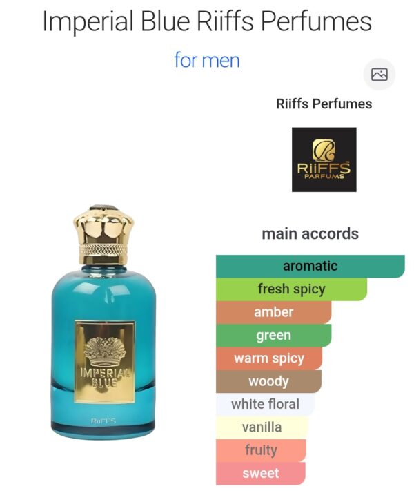 Imperial Blue Riffs 100ml
امبيريال بلو من ريفس ١٠٠ملي