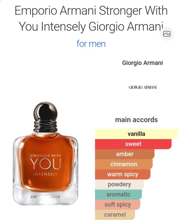 Stronger With You Intensely 100ml
سترونجر وذ يو انتنسلي ١٠٠ملي