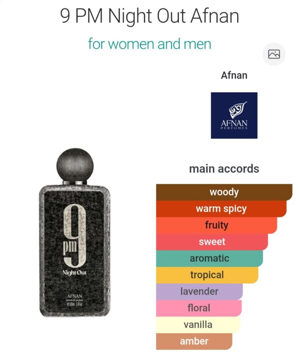 9PM Night Out Afnan 100ml
ناين بي ام نايت اوت ١٠٠ملي من افنان