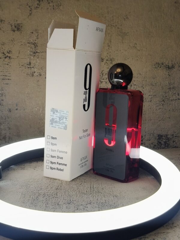 9PM Rebel 50ml
ناين بي ام ريبل ٥٠ملي علبة تستر