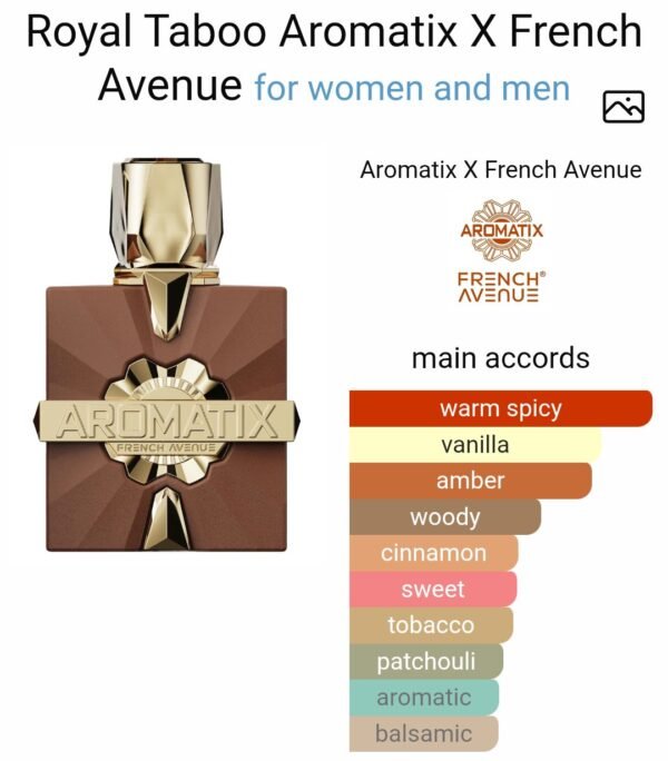 Royal Taboo Aromatix X Fa
رويال تابو من اروماتكس مع فرينش أفينو