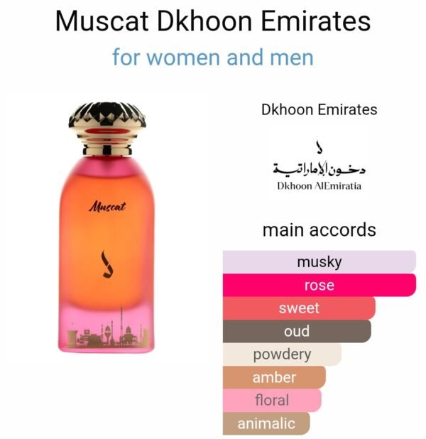 Muscat Dkhoon Emirates 100ml
مسقط من دخون الايماراتية ١٠٠ملي