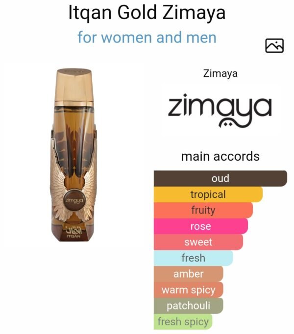 ITQAN GOLD ZIMAYA
اتقان جولد من زيمايا افنان