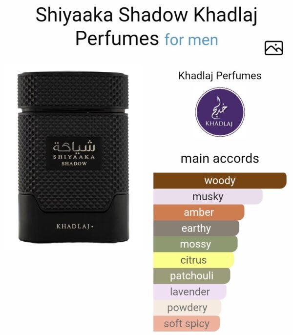 Shiyaaka Shadow Khadlaj 100ml
شياكة شادو ١٠٠ملي من خادلاچ