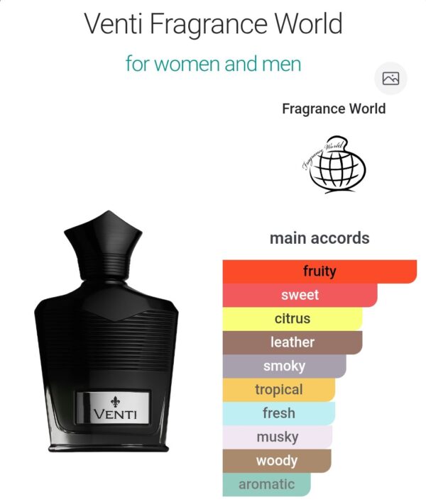 Venti 100ml Fragrance World
ڤينتي ١٠٠ملي من فراجرانس وورلد