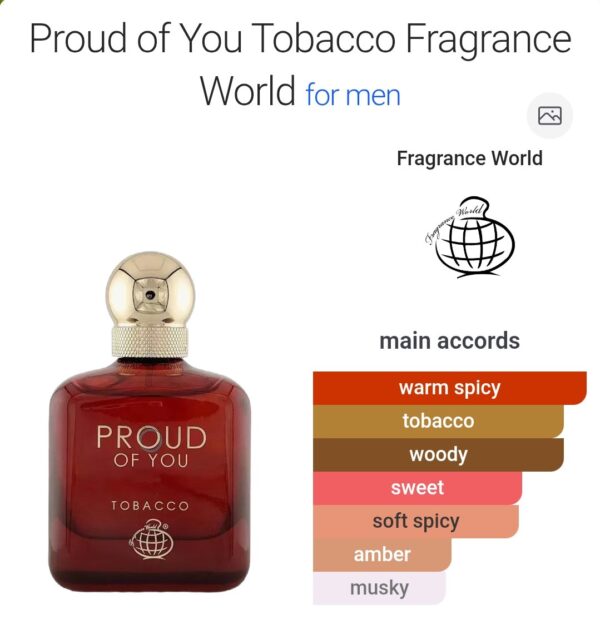 Proud Of You Tobacco 100ml
براود اوف يو توباكو ١٠٠ملي