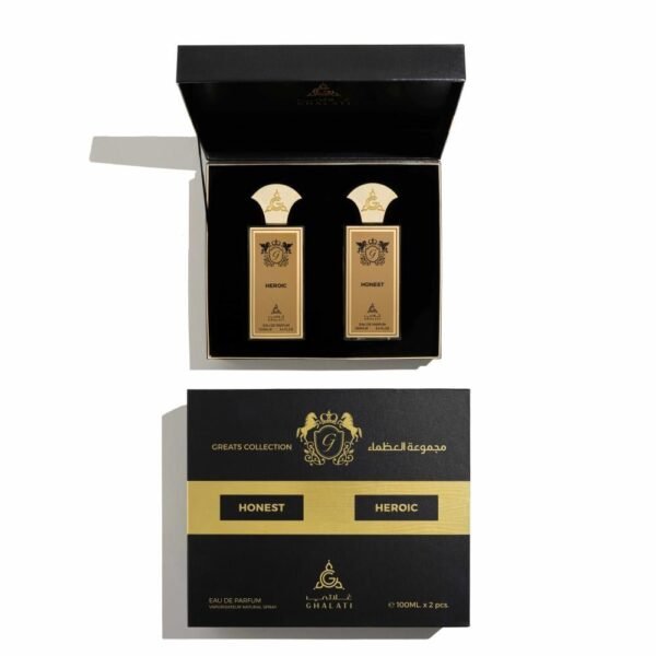 Greats Collection GHALATI ( 2* 100ML )
باقة العظماء من غلاتي ( ٢ عطر بحجم ١٠٠ملي )