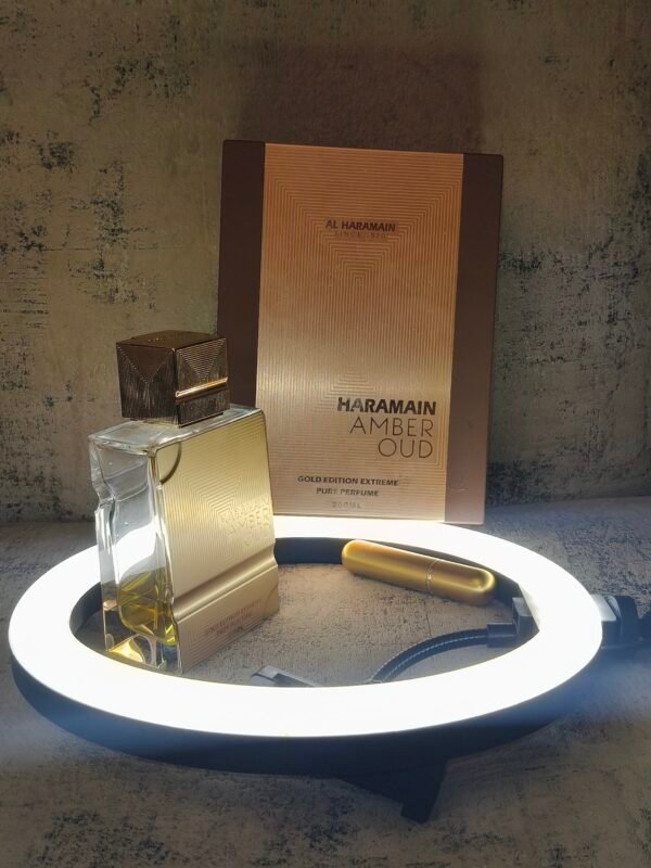 Amber Oud Pure Gold Extreme 40ml
عنبر عود الحرمين ٤٠ملي النسخة المركزة تعتيق سنتين