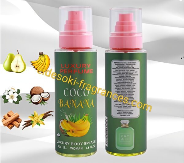 Luxury Kay Ali Maui In Bottle Sweet Banana 37 200ml
لاكشري برفيوم سبلاش سويت بانانا كايالي ٣٧ ٢٠٠ملي