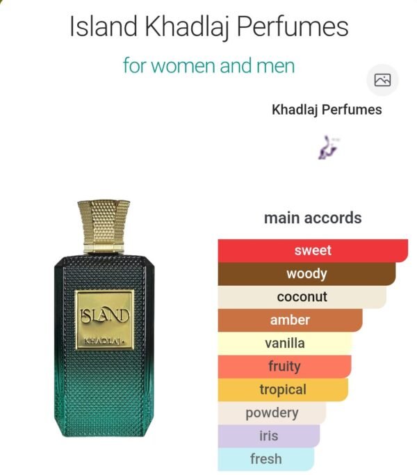 Khadlaj Island 100ml
خادلاچ آيلاند ١٠٠ملي