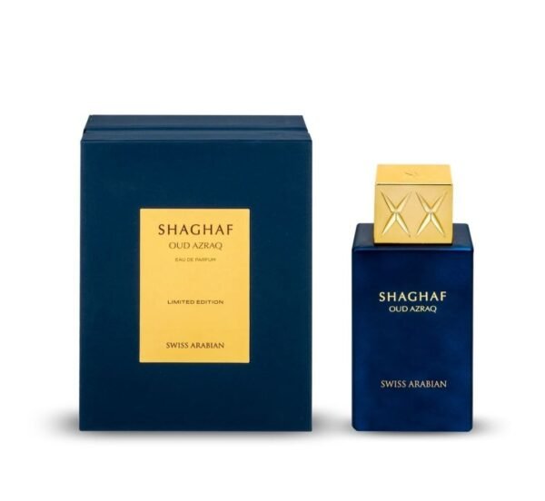 Shaghaf Oud Azraq 75ml
شغف عود ازرق ٧٥ملي من سويس اريبيان