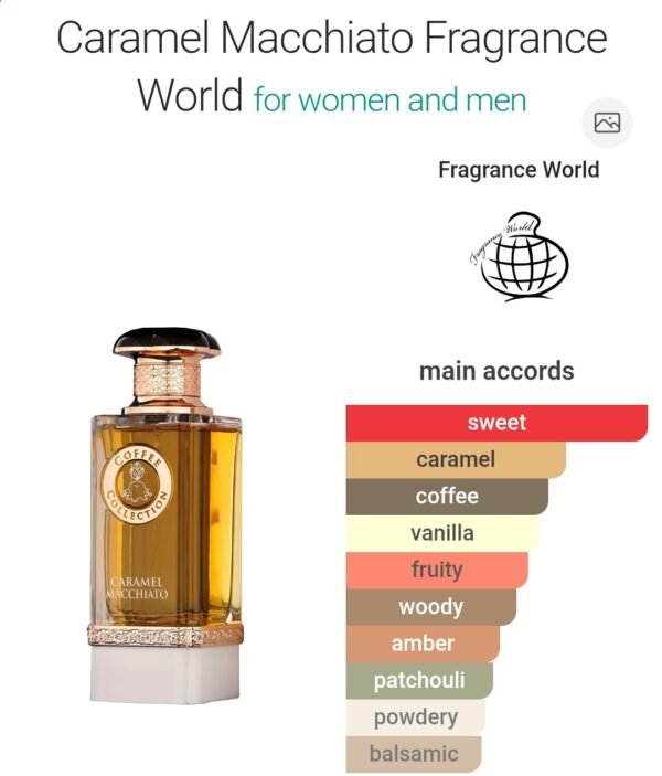 Caramel Macchiato 100ML
كاراميل ميكاتو ١٠٠ملي من فراجرنس وورلد