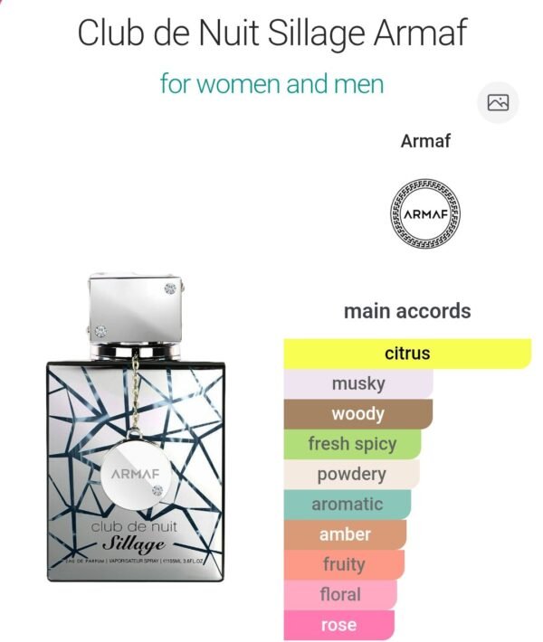 Club De Nuit Sillage 250ml + 5ml
كلوب دي نوي سياچ ٢٥٠ملي + ٥ملي