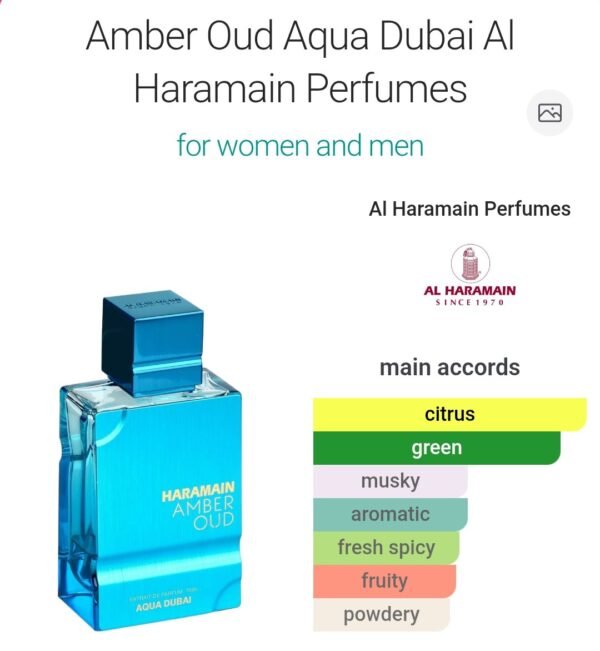 Amber Oud Aqua Dubai 100ML Extrait De Parfum