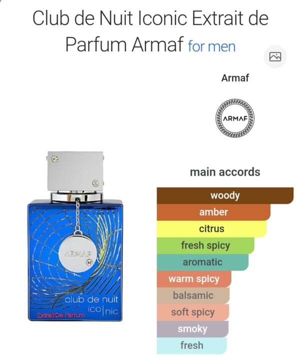 Club De Nuit Iconic 105ML
كلوب دي نوي ايكونك ١٠٥ملي من ارماف