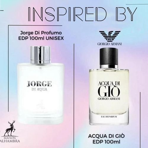 Jorge Di Profumo Aqua 100ml
چورچي دي برفومو اكوا من الهامبرا ١٠٠ملي