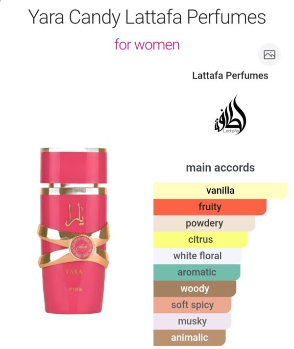 Yara Candy 100ML
يارا كاندي ١٠٠ملي