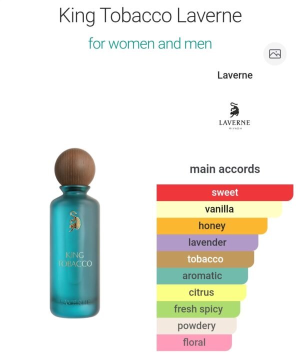 King Tobacco 200ML Laverne
كينج توباكو ٢٠٠ملي من لافيرن