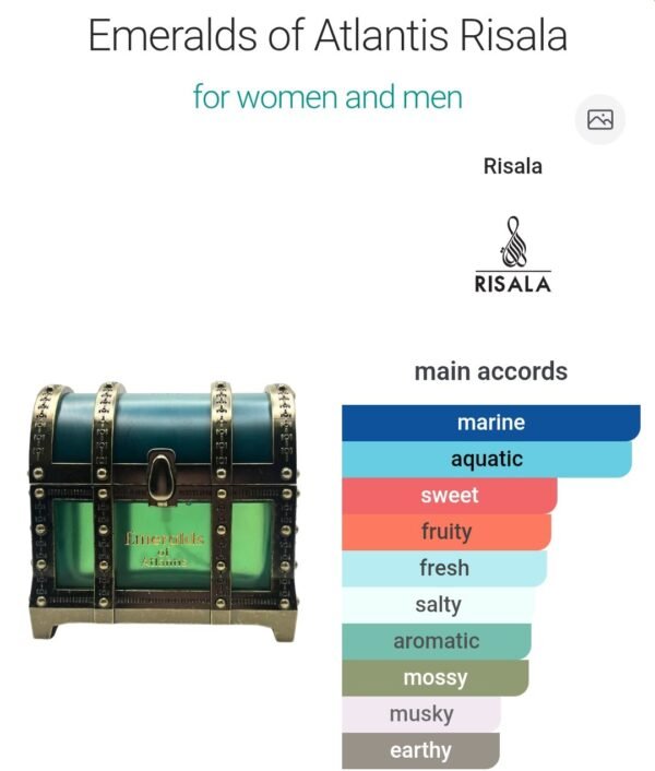 Emerald Of Atlantis Elite 100ml
ايميرالد اوف اطلانتس ١٠٠ملي من ايلات