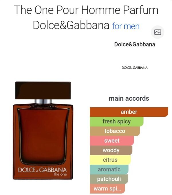 Dolce & Gabbana The One Pour Homme Parfum 100ML