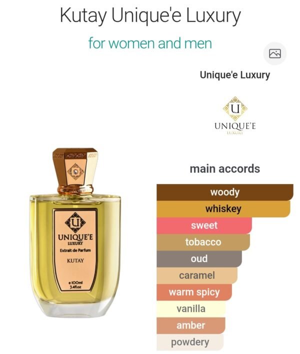 Kutay Unique'e Luxury 100ml
كوتاي من يونيك لاكشري ١٠٠ملي