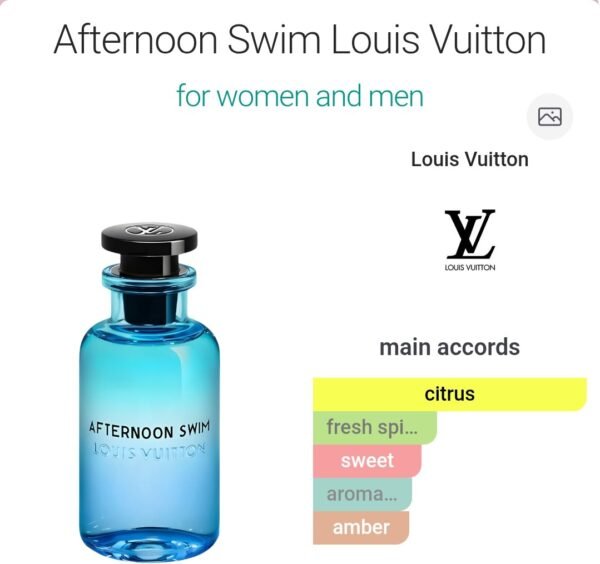 LV Afternoon Swim 100ml
لوي ڤيتون افتر نون سويم ١٠٠ملي