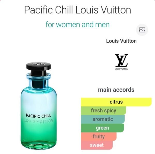 LV Pacific Chill 100ml
لوي ڤيتون باسيفيك شيل ١٠٠مل