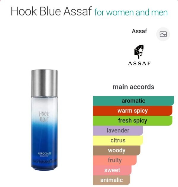 Hook Blue 200ml Assaf
هوك بلو ٢٠٠ملي عساف حصري