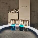 ٤ تسترات عساف زجاج قابل لإعادة التعبئة